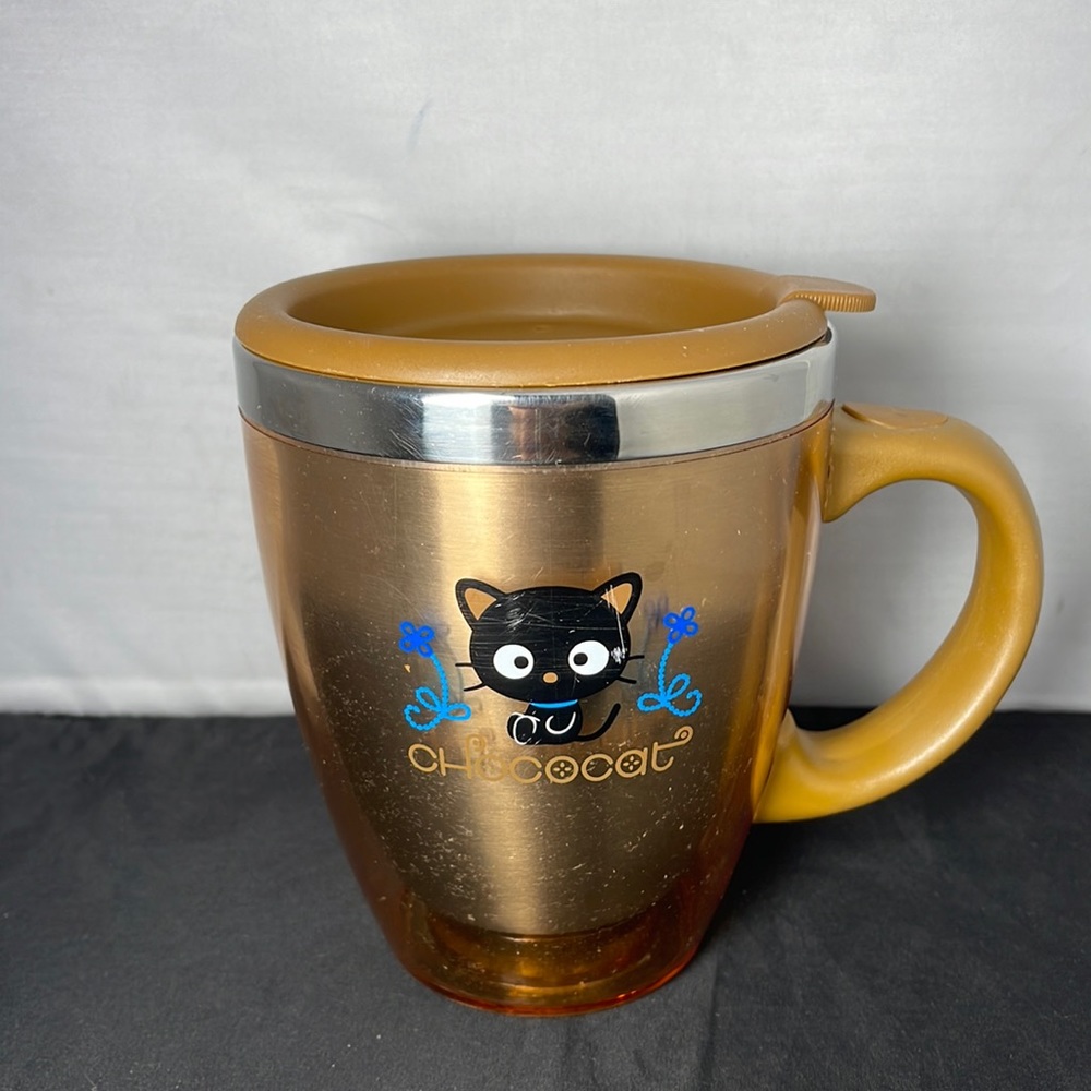 Vintage Sanrio Chococat Travel Mug - Picture 1 of 9